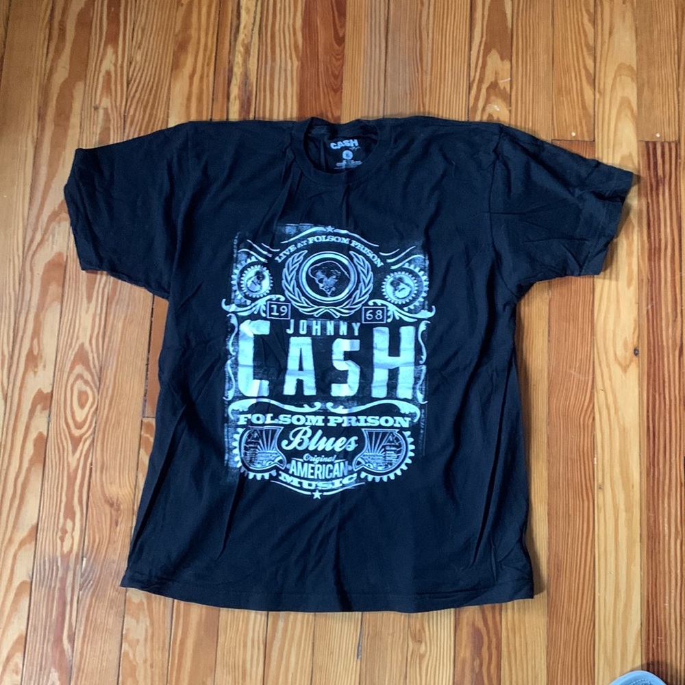 Johnny Cash black mens XL shirt